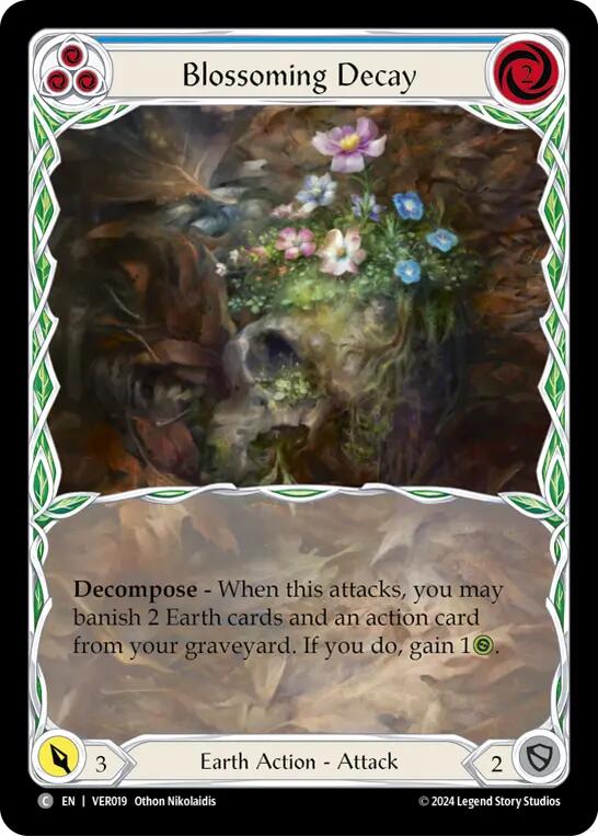 Blossoming Decay (Blue) [VER019] (Rosetta Verdance Blitz Deck) | Boutique FDB TCG