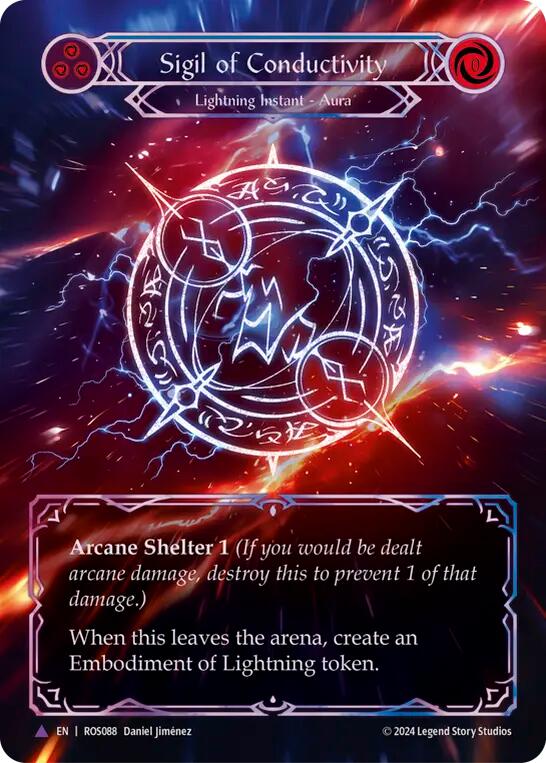 Sigil of Conductivity (Marvel) [ROS088] (Rosetta)  Cold Foil | Boutique FDB TCG