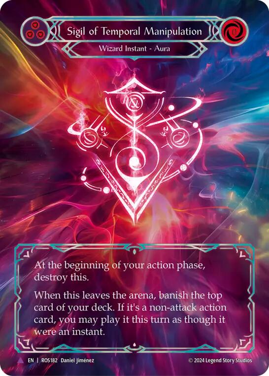 Sigil of Temporal Manipulation (Marvel) [ROS182] (Rosetta)  Cold Foil | Boutique FDB TCG