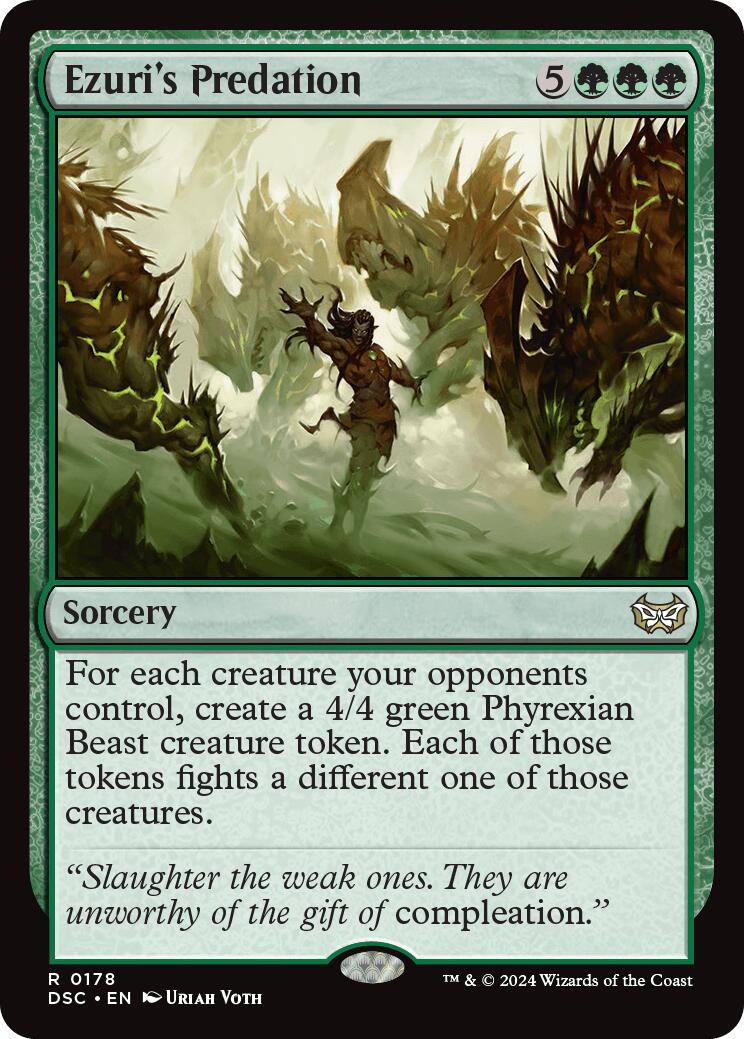 Ezuri's Predation [Duskmourn: House of Horror Commander] | Boutique FDB TCG