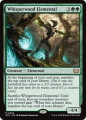 Whisperwood Elemental [Duskmourn: House of Horror Commander] | Boutique FDB TCG