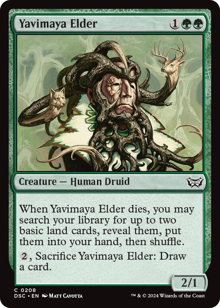 Yavimaya Elder [Duskmourn: House of Horror Commander] | Boutique FDB TCG