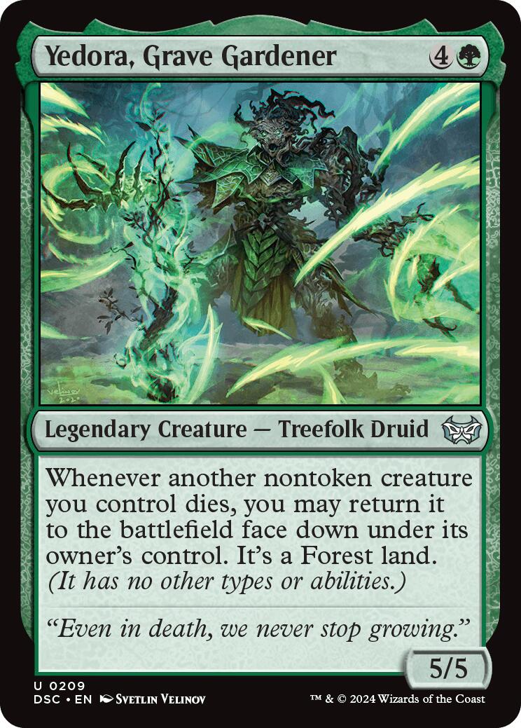 Yedora, Grave Gardener [Duskmourn: House of Horror Commander] | Boutique FDB TCG