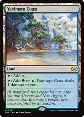 Yavimaya Coast [Duskmourn: House of Horror Commander] | Boutique FDB TCG