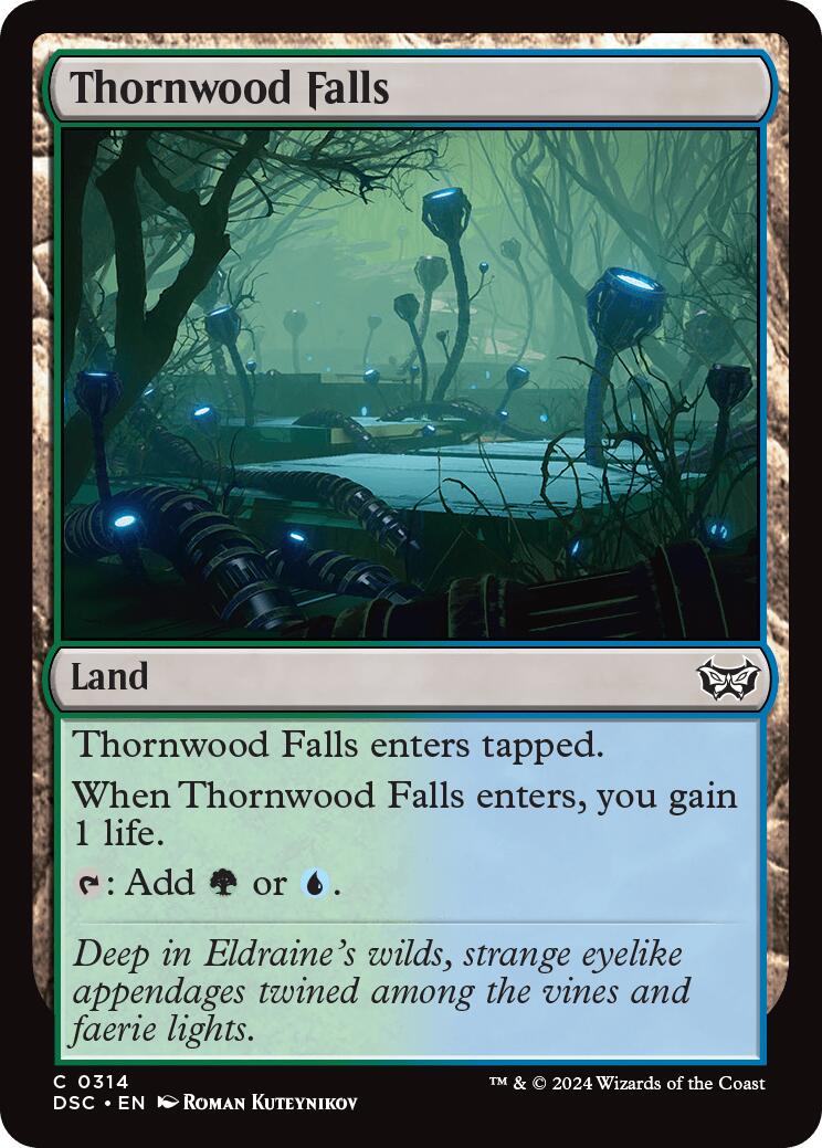 Thornwood Falls [Duskmourn: House of Horror Commander] | Boutique FDB TCG