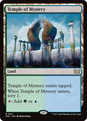 Temple of Mystery [Duskmourn: House of Horror Commander] | Boutique FDB TCG