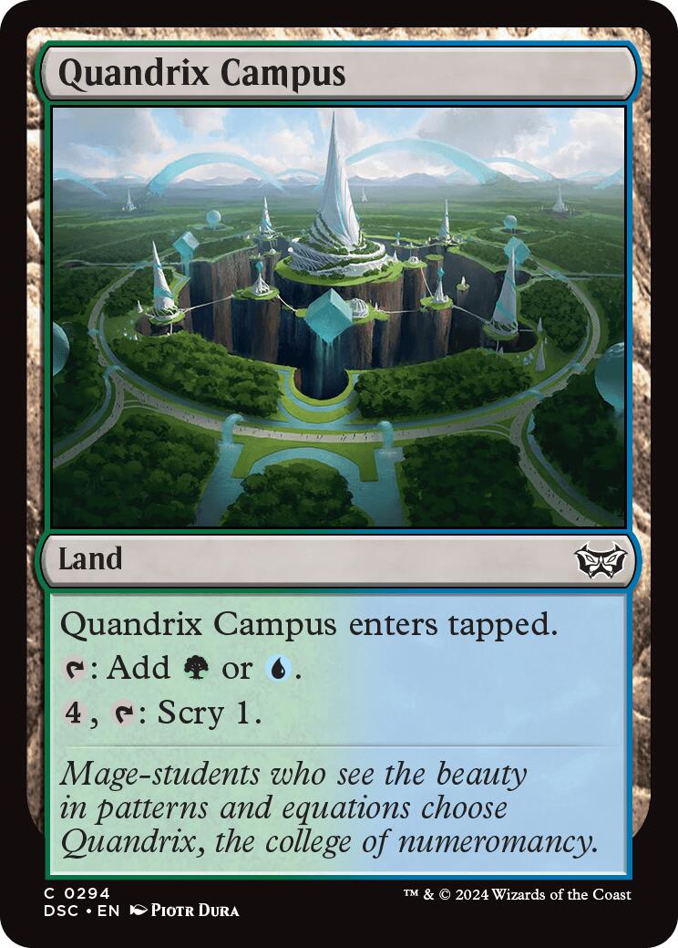 Quandrix Campus [Duskmourn: House of Horror Commander] | Boutique FDB TCG