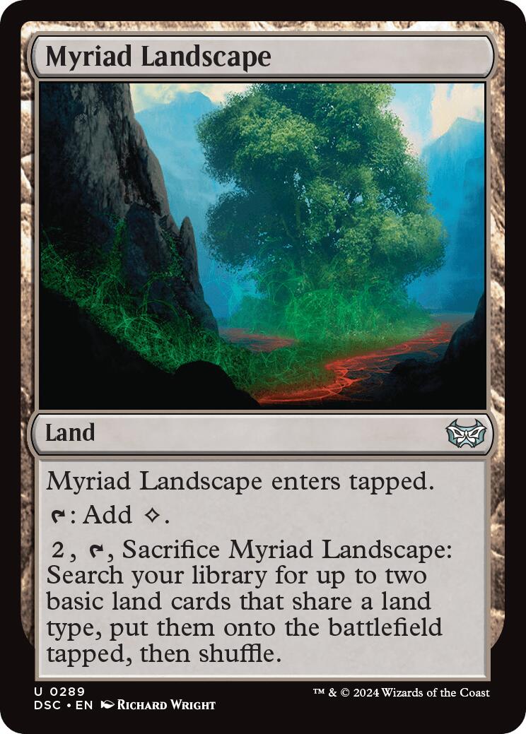 Myriad Landscape [Duskmourn: House of Horror Commander] | Boutique FDB TCG