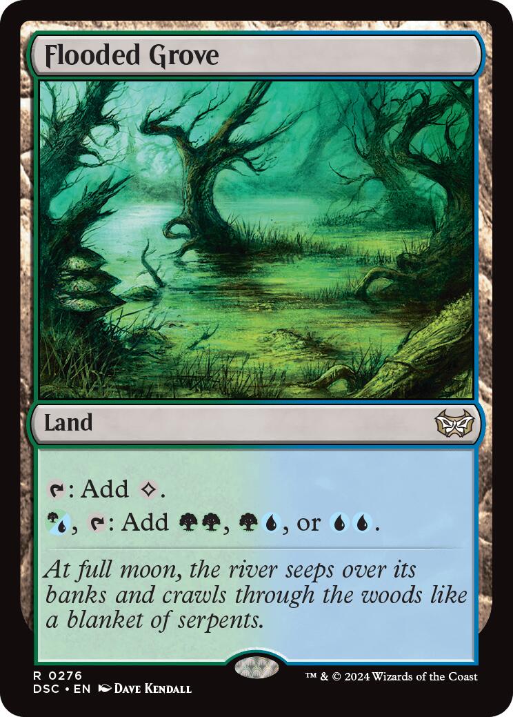 Flooded Grove [Duskmourn: House of Horror Commander] | Boutique FDB TCG