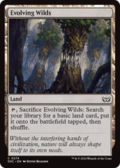 Evolving Wilds [Duskmourn: House of Horror Commander] | Boutique FDB TCG