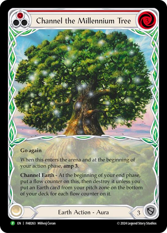 Channel the Millennium Tree [FAB263] (Promo)  Cold Foil | Boutique FDB TCG