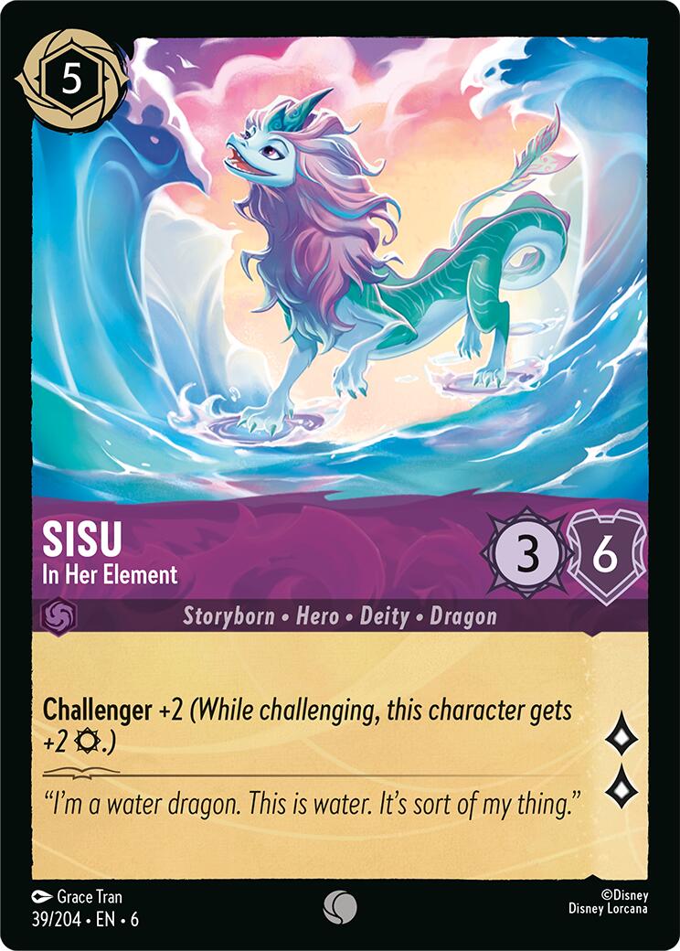 Sisu - In Her Element (39/204) [Azurite Sea] | Boutique FDB TCG