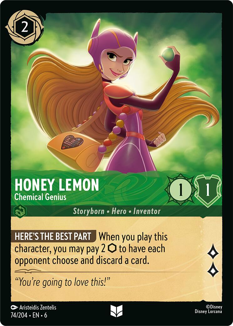 Honey Lemon - Chemical Genius (74/204) [Azurite Sea] | Boutique FDB TCG