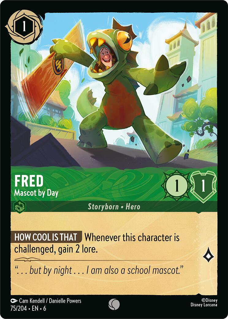 Fred - Mascot by Day (75/204) [Azurite Sea] | Boutique FDB TCG