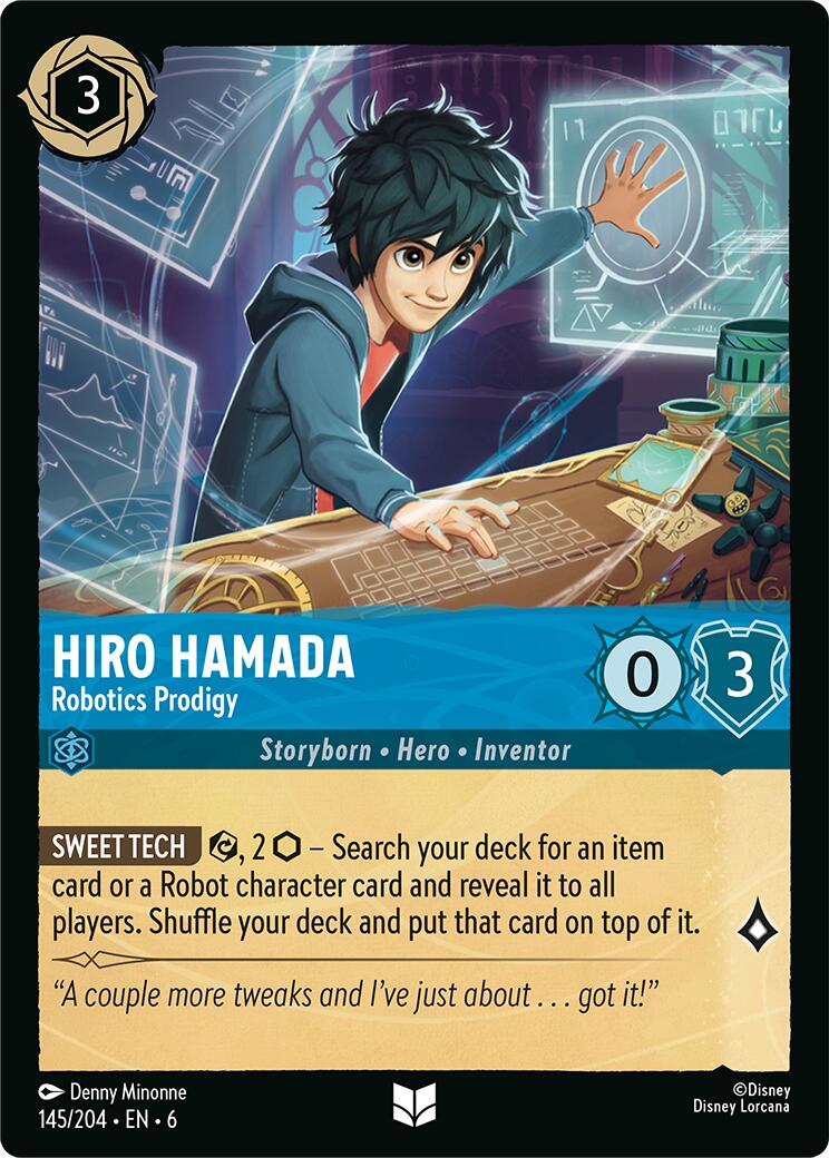 Hiro Hamada - Robotics Prodigy (145/204) [Azurite Sea] | Boutique FDB TCG