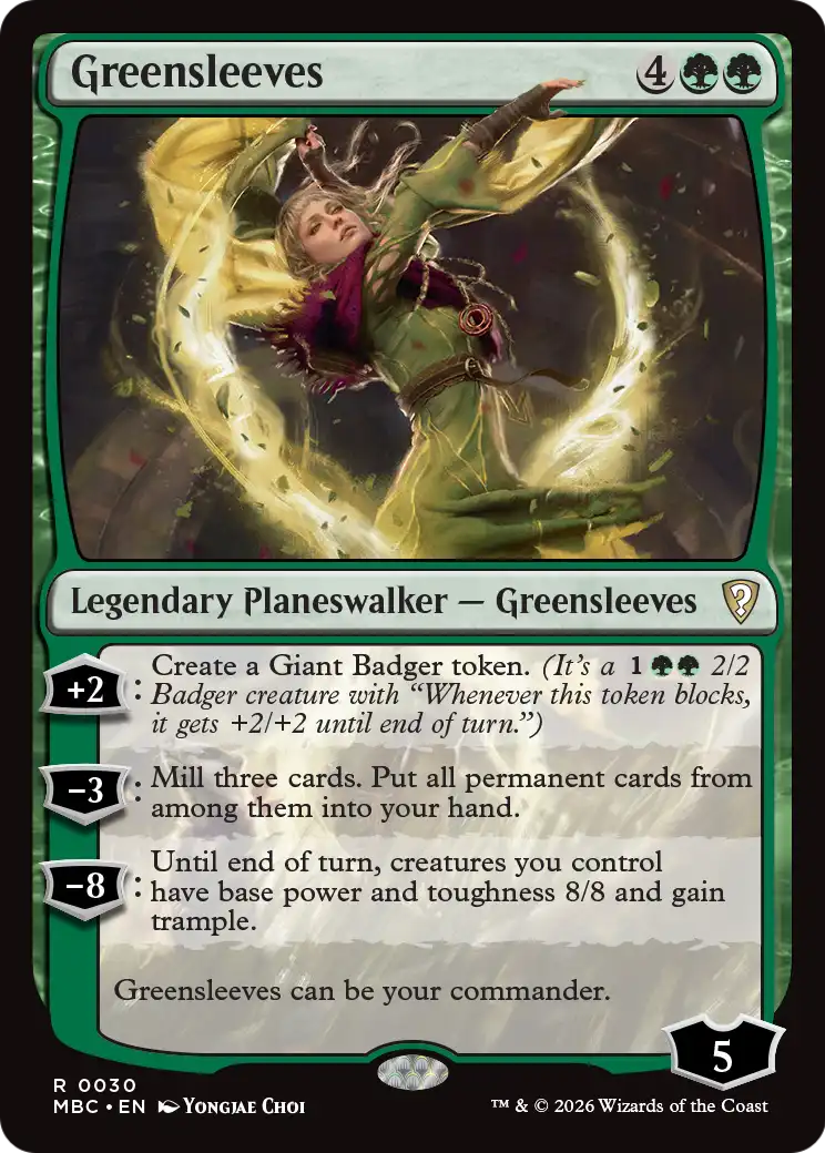 Greensleeves [Mystery Booster: Commander Edition] | Boutique FDB TCG