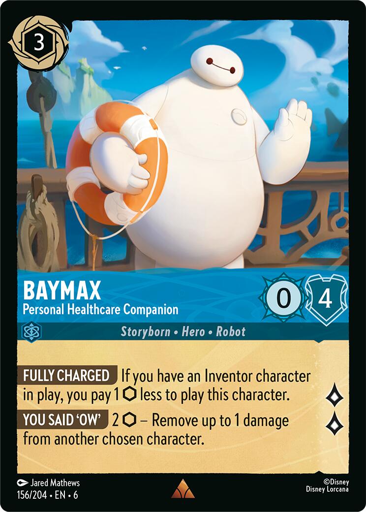 Baymax - Personal Healthcare Companion (156/204) [Azurite Sea] | Boutique FDB TCG