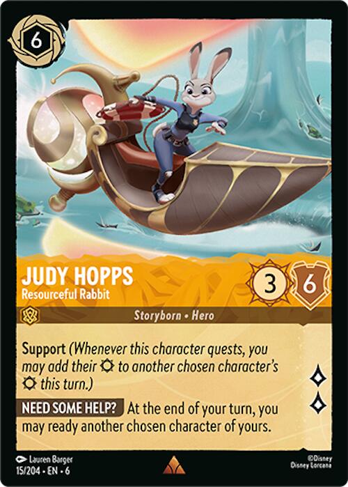 Judy Hopps - Resourceful Rabbit (15/204) [Azurite Sea] | Boutique FDB TCG