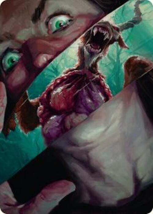 Hauntwoods Shrieker Art Card [Duskmourn: House of Horror Art Series] | Boutique FDB TCG