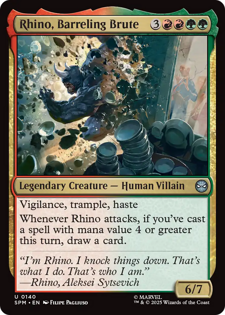 Rhino, Barreling Brute [Marvel's Spider-Man] | Boutique FDB TCG