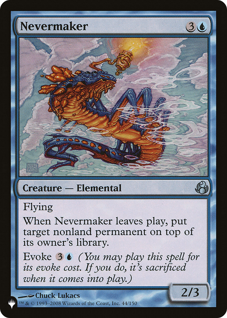 Nevermaker [The List Reprints] | Boutique FDB TCG