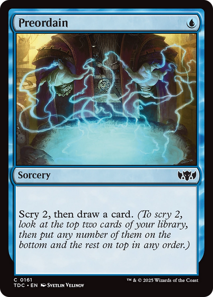 Preordain [Tarkir: Dragonstorm Commander] | Boutique FDB TCG
