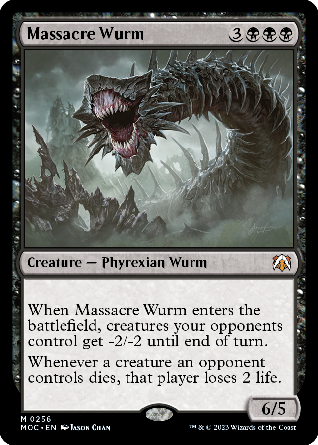 Massacre Wurm [March of the Machine Commander] | Boutique FDB TCG