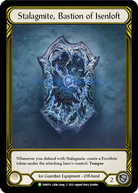 Stalagmite, Bastion of Isenloft (Golden) [FAB078] (Promo)  Cold Foil | Boutique FDB TCG