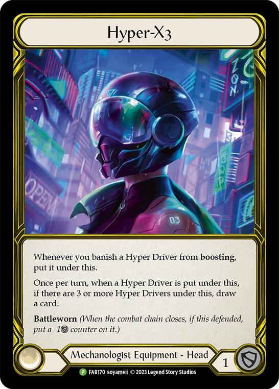Hyper-X3 [FAB170] (Promo)  Cold Foil | Boutique FDB TCG