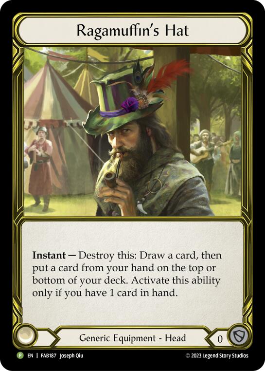 Ragamuffin's Hat [FAB187] (Promo)  Cold Foil | Boutique FDB TCG