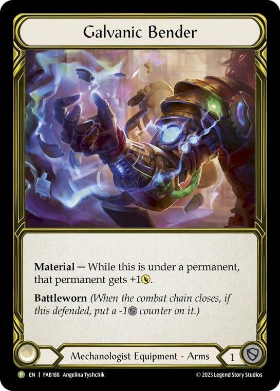 Galvanic Bender [FAB188] (Promo)  Cold Foil | Boutique FDB TCG