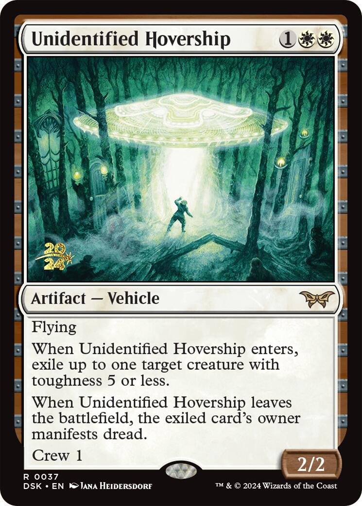 Unidentified Hovership [Duskmourn: House of Horror Prerelease Promos] | Boutique FDB TCG