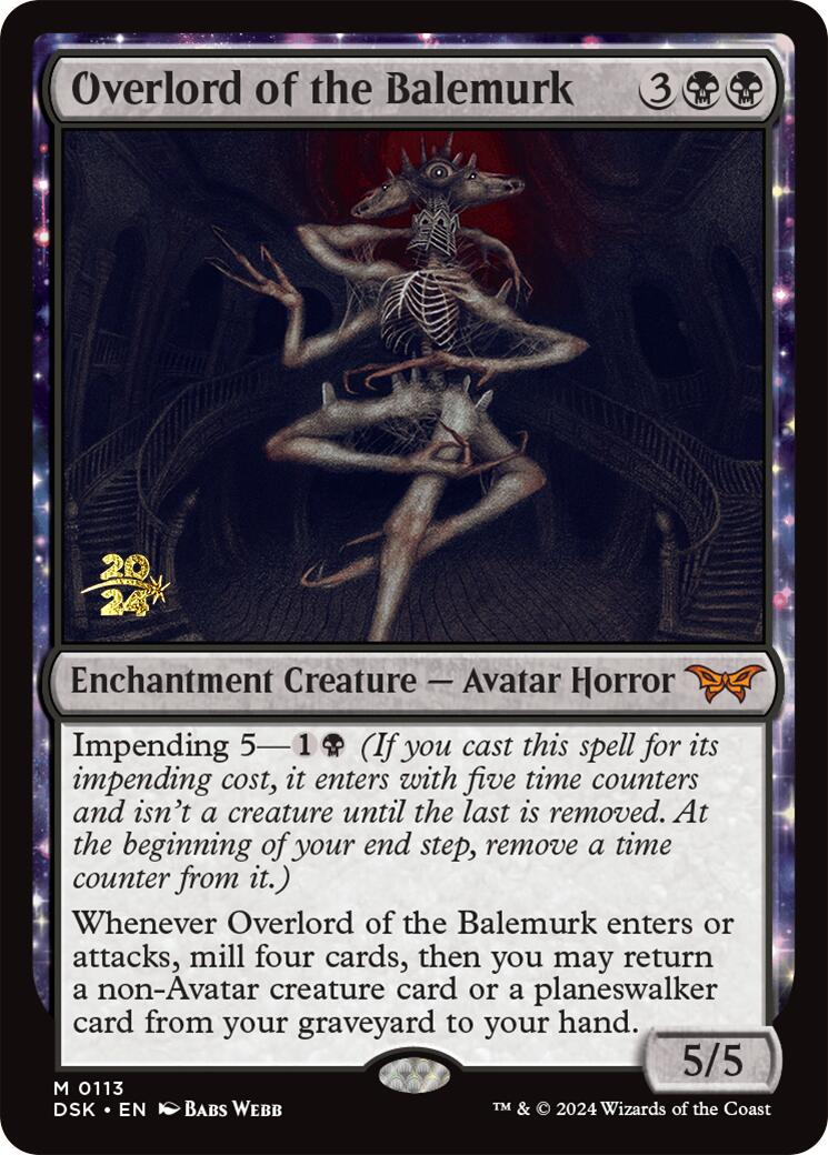 Overlord of the Balemurk [Duskmourn: House of Horror Prerelease Promos] | Boutique FDB TCG