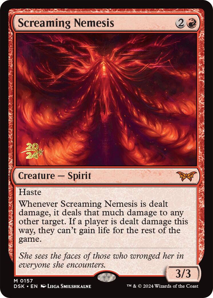 Screaming Nemesis [Duskmourn: House of Horror Prerelease Promos] | Boutique FDB TCG