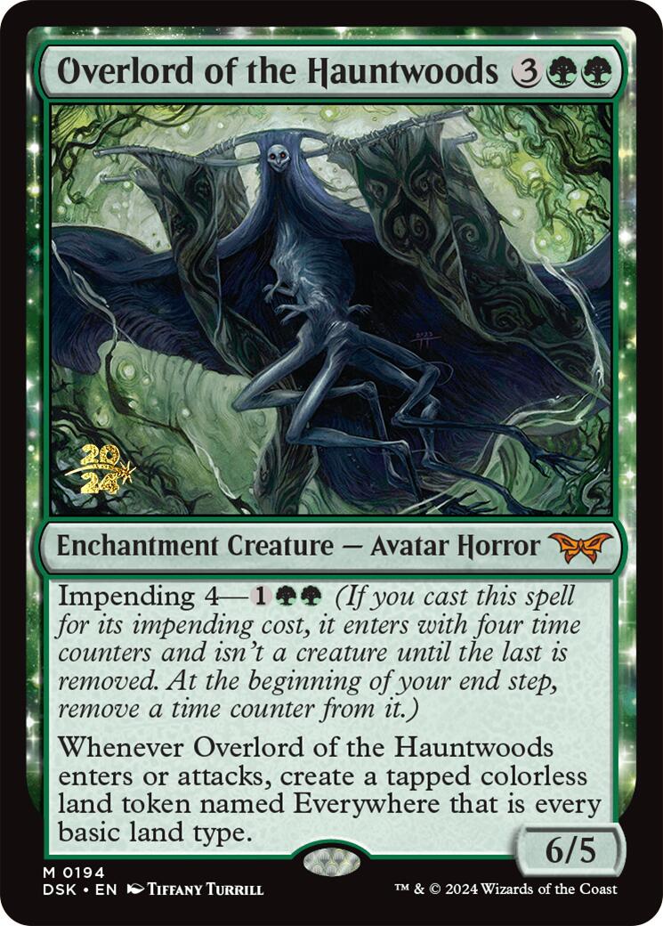 Overlord of the Hauntwoods [Duskmourn: House of Horror Prerelease Promos] | Boutique FDB TCG