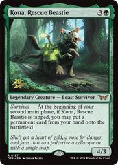 Kona, Rescue Beastie (0187) [Duskmourn: House of Horror Prerelease Promos] | Boutique FDB TCG