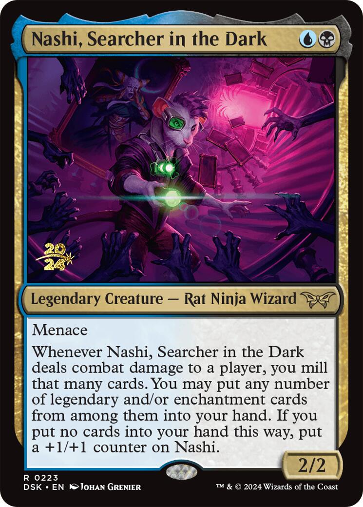 Nashi, Searcher in the Dark [Duskmourn: House of Horror Prerelease Promos] | Boutique FDB TCG