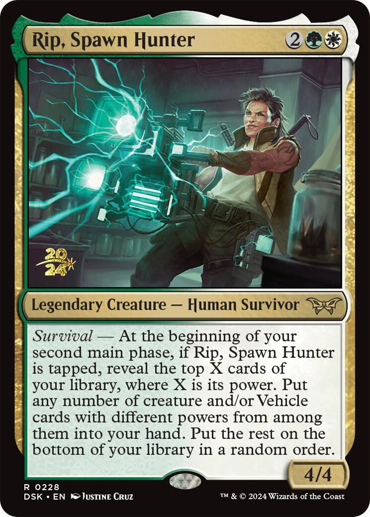 Rip, Spawn Hunter [Duskmourn: House of Horror Prerelease Promos] | Boutique FDB TCG