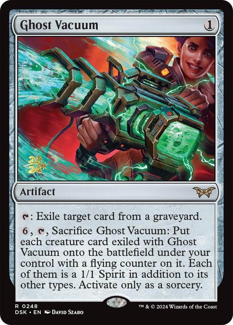 Ghost Vacuum [Duskmourn: House of Horror Prerelease Promos] | Boutique FDB TCG