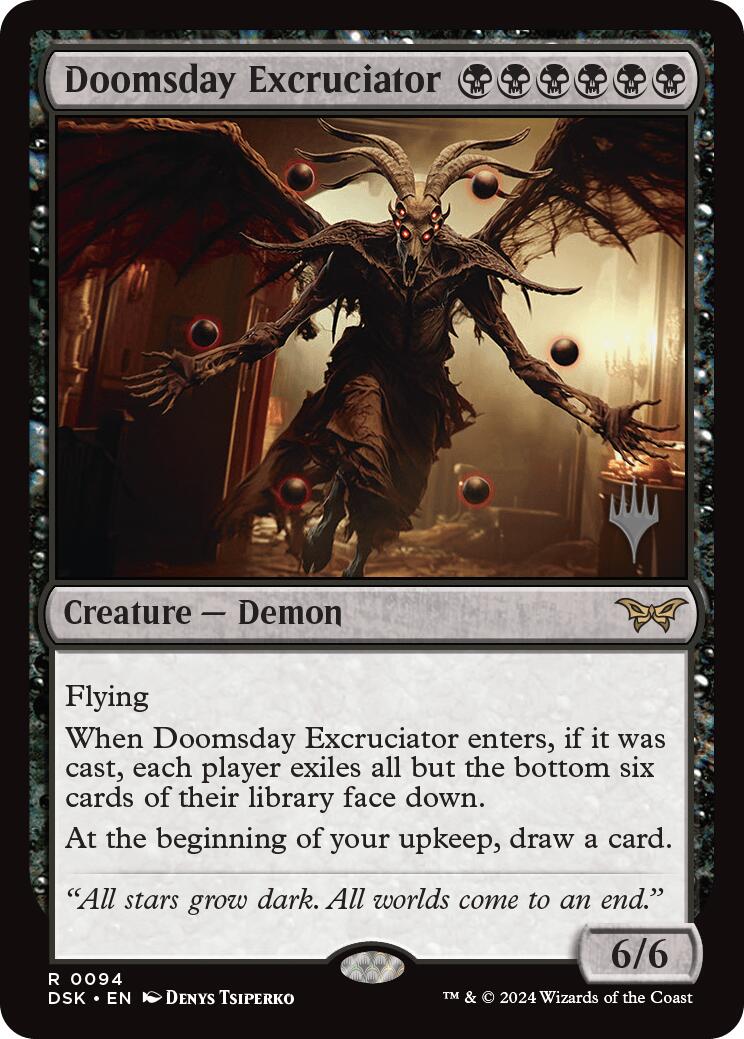 Doomsday Excruciator [Duskmourn: House of Horror Promos] | Boutique FDB TCG