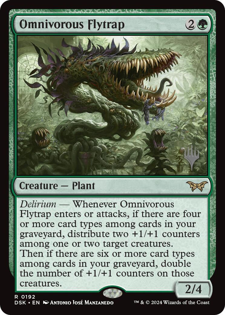 Omnivorous Flytrap [Duskmourn: House of Horror Promos] | Boutique FDB TCG