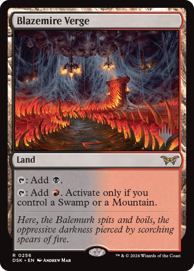 Blazemire Verge [Duskmourn: House of Horror Promos] | Boutique FDB TCG