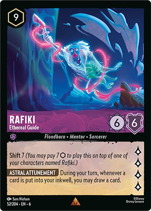 Rafiki - Ethereal Guide (52/204) [Azurite Sea] | Boutique FDB TCG