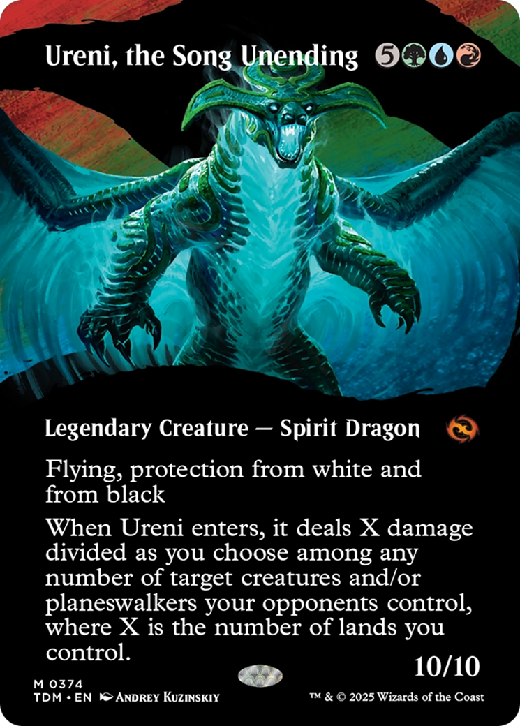 Ureni, the Song Unending (Borderless) [Tarkir: Dragonstorm] | Boutique FDB TCG