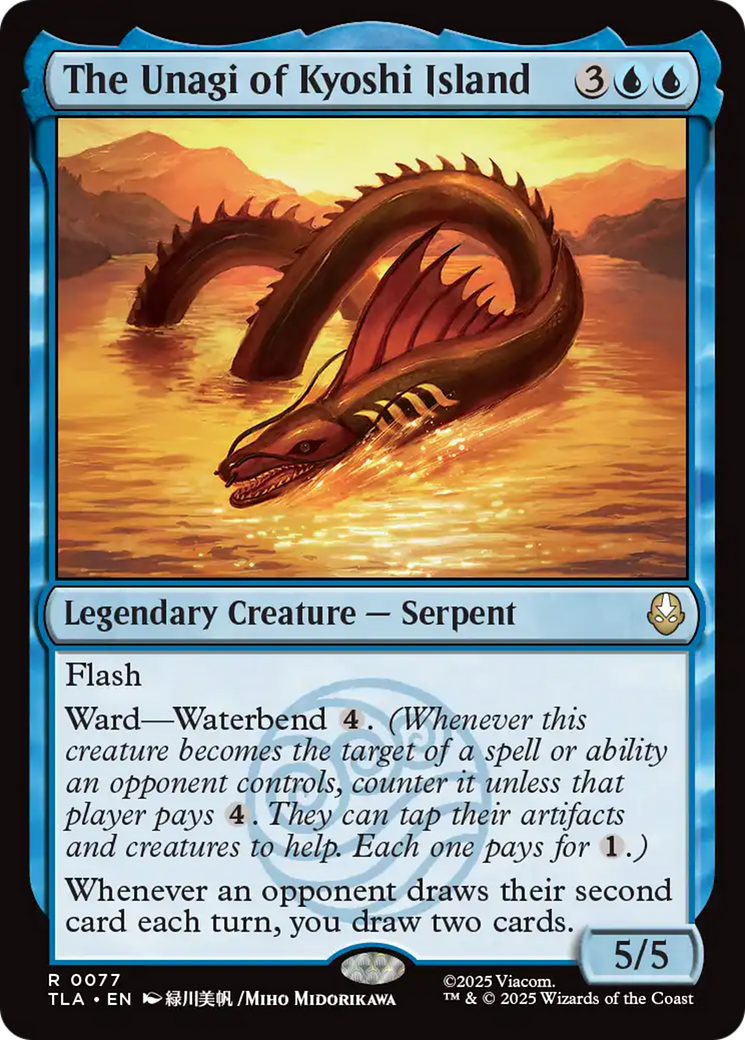 The Unagi of Kyoshi Island [Avatar: The Last Airbender] | Boutique FDB TCG