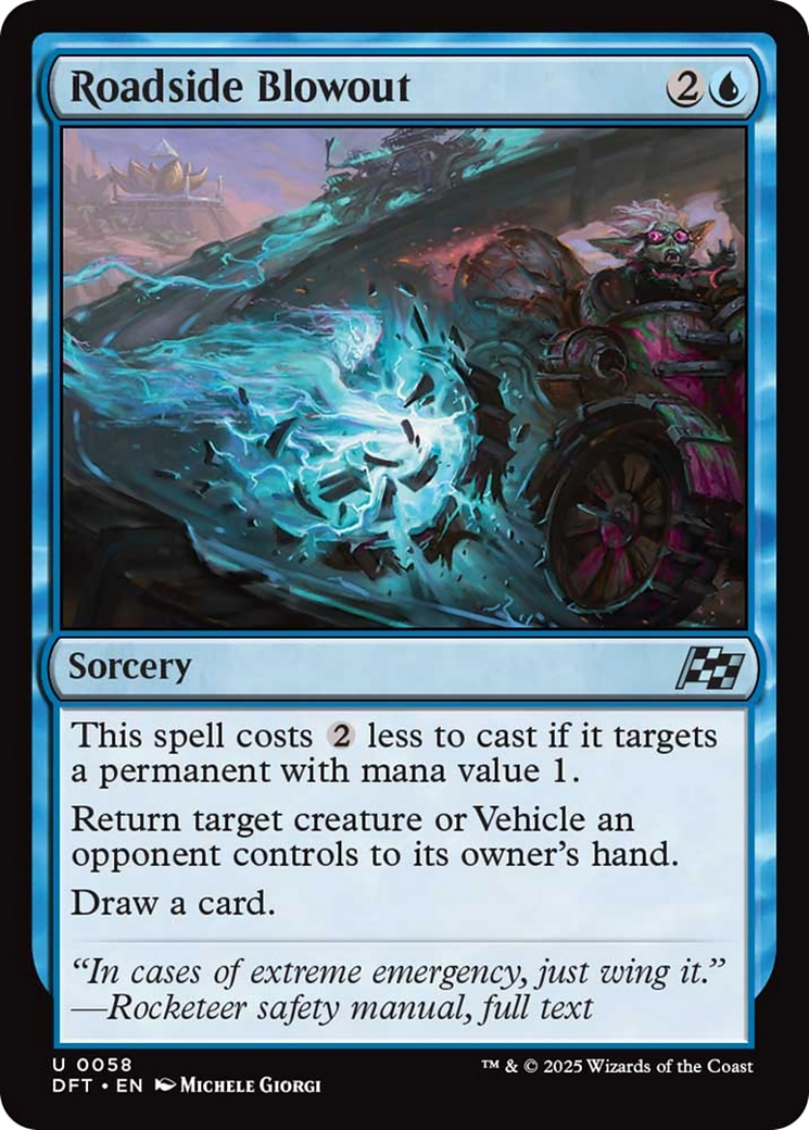 Roadside Blowout [Aetherdrift] | Boutique FDB TCG