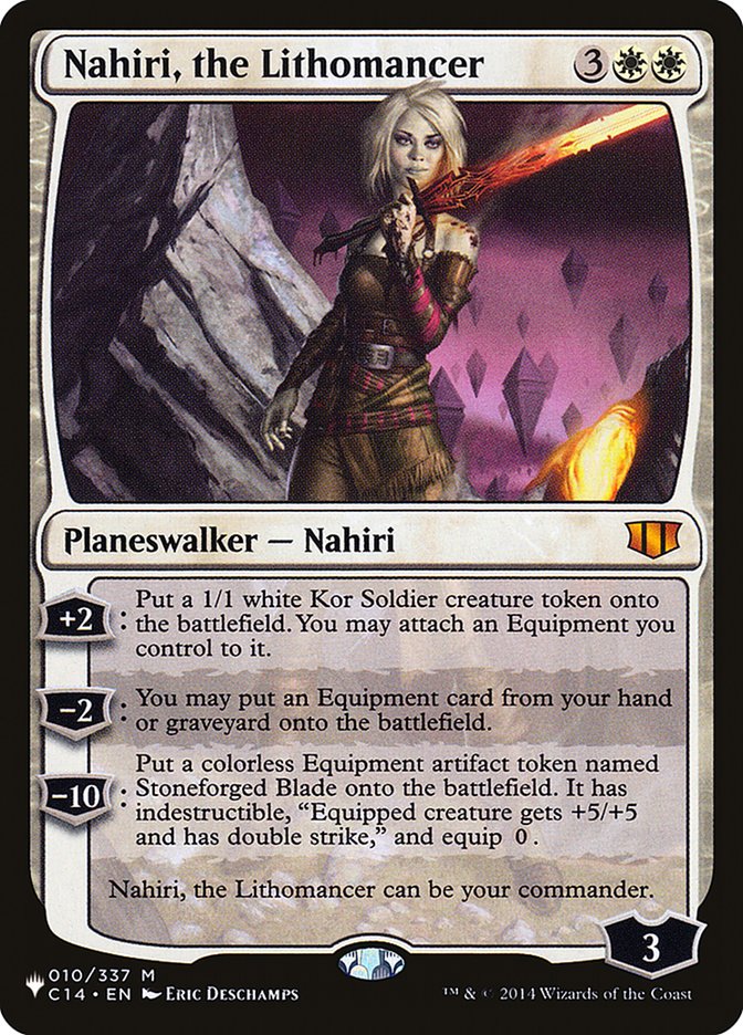 Nahiri, the Lithomancer [The List] | Boutique FDB TCG