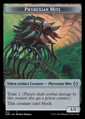 Phyrexian Mite (011) // Phyrexian Mite (012) Double-Sided Token [Phyrexia: All Will Be One Tokens] | Boutique FDB TCG