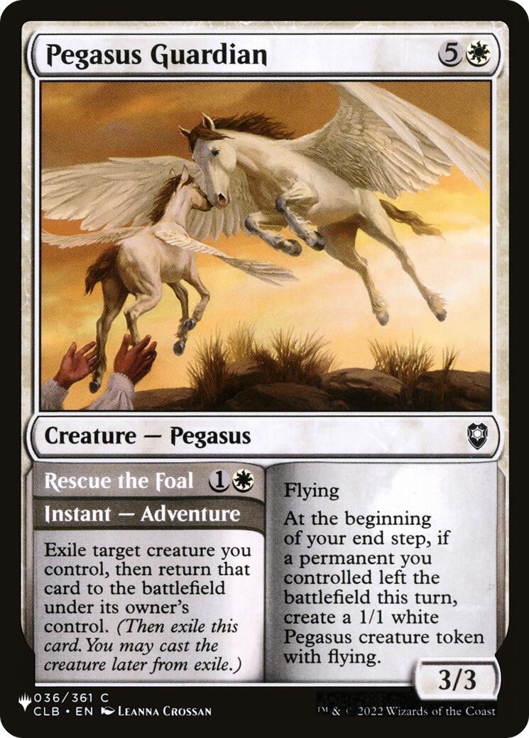 Pegasus Guardian [The List Reprints] | Boutique FDB TCG