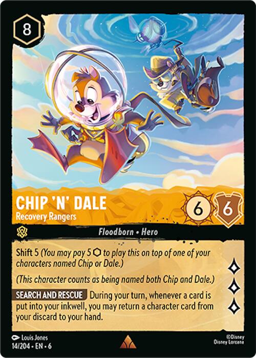 Chip 'n' Dale - Recovery Rangers (14/204) [Azurite Sea] | Boutique FDB TCG